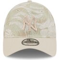siltovka-zaoblena-bezova-nastavitelny-9twenty-leafy-palm-new-york-yankees-mlb-new-era