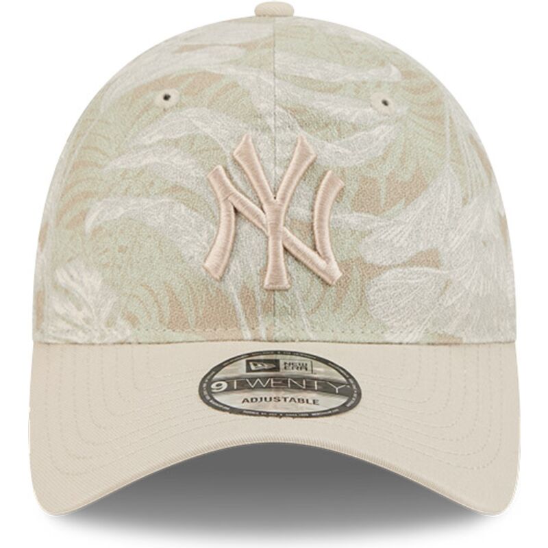 siltovka-zaoblena-bezova-nastavitelny-9twenty-leafy-palm-new-york-yankees-mlb-new-era
