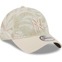 siltovka-zaoblena-bezova-nastavitelny-9twenty-leafy-palm-new-york-yankees-mlb-new-era