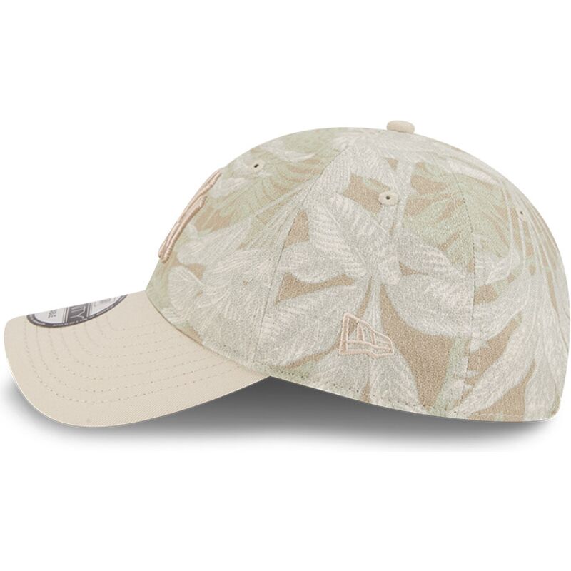 siltovka-zaoblena-bezova-nastavitelny-9twenty-leafy-palm-new-york-yankees-mlb-new-era