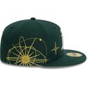 new-era-flat-brim-59fifty-zodiac-oakland-athletics-mlb-green-fitted-cap