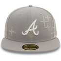 graue-anliegende-59fifty-flatcap-zodiac-der-atlanta-braves-mlb-von-new-era