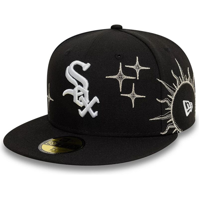 gorra-plana-negra-ajustada-59fifty-zodiac-de-chicago-white-sox-mlb-de-new-era