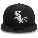 new-era-flat-brim-59fifty-heart-icon-chicago-white-sox-mlb-black-fitted-cap