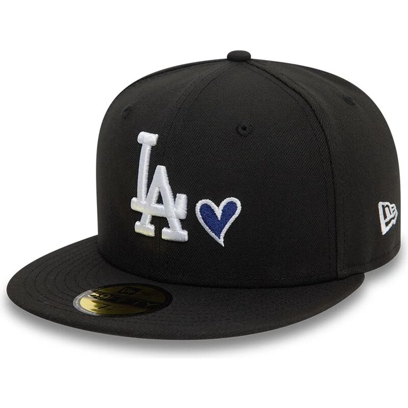 new-era-flat-brim-59fifty-heart-icon-los-angeles-dodgers-mlb-black-fitted-cap