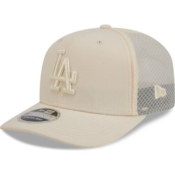 Šiltovka zaoblená béžová snapback 9SEVENTY Stretch Snap Color Pack Los Angeles Dodgers MLB New Era