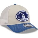 siltovka-zaoblena-viacfarebna-snapback-9forty-m-crown-a-frame-fray-los-angeles-dodgers-mlb-new-era