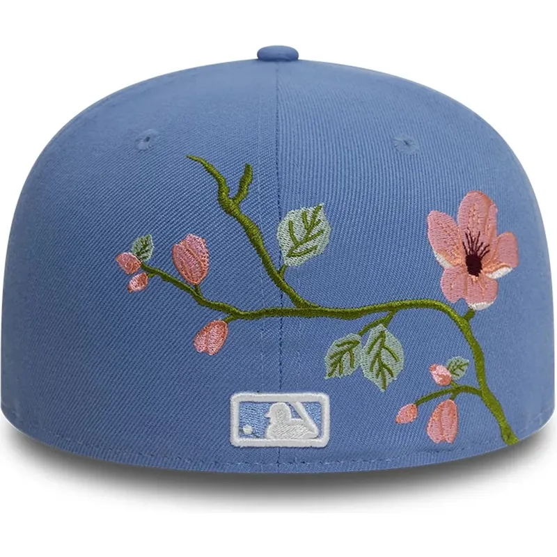 new-era-flat-brim-59fifty-floral-los-angeles-dodgers-mlb-blue-fitted-cap