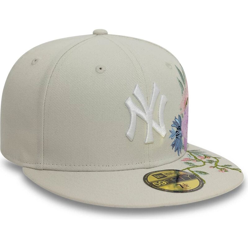 cap-rovna-beige-ajustada-59fifty-floral-new-york-yankees-mlb-new-era cap-rovna-beige-ajustada-59fifty-floral-new-york-yankees-mlb-new-era