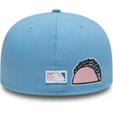 flache-blaue-angepasste-59fifty-palm-taco-kappe-der-los-angeles-dodgers-mlb-von-new-era
