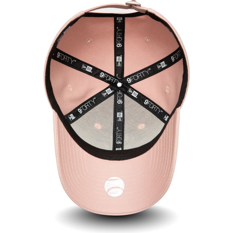 cap-zaoblena-pink-adjustable-strap-9forty-colour-essential-new-york-yankees-mlb-new-era