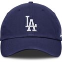 blaue-gebogene-verstellbare-kappe-fur-kinder-club-unstructured-organic-cotton-der-los-angeles-dodgers-mlb-von-nike