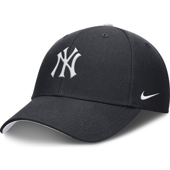 Cap zaoblená navy blue adjustable strap pre deti Dri-Fit Club Structured New York Yankees MLB Nike
