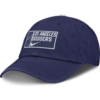 Cap zaoblená blue adjustable strap Primetime Club Unstructured Organic Cotton Los Angeles Dodgers MLB Nike