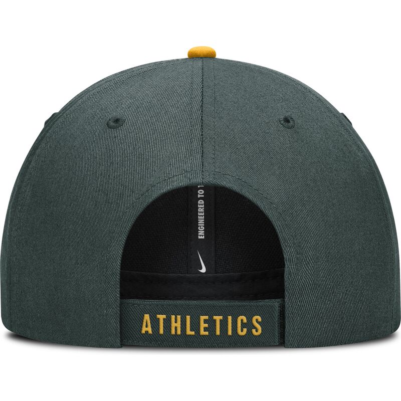 siltovky-zaoblena-zelena-nastavitelny-pasik-pre-deti-dri-fit-club-structured-oakland-athletics-mlb-nike
