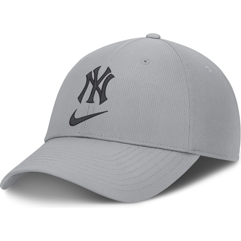 cap-zaoblena-gray-adjustable-strap-primetime-club-structured-uv-poly-ripstop-new-york-yankees-mlb-nike cap-zaoblena-gray-adjustable-strap-primetime-club-structured-uv-poly-ripstop-new-york-yankees-mlb-nike