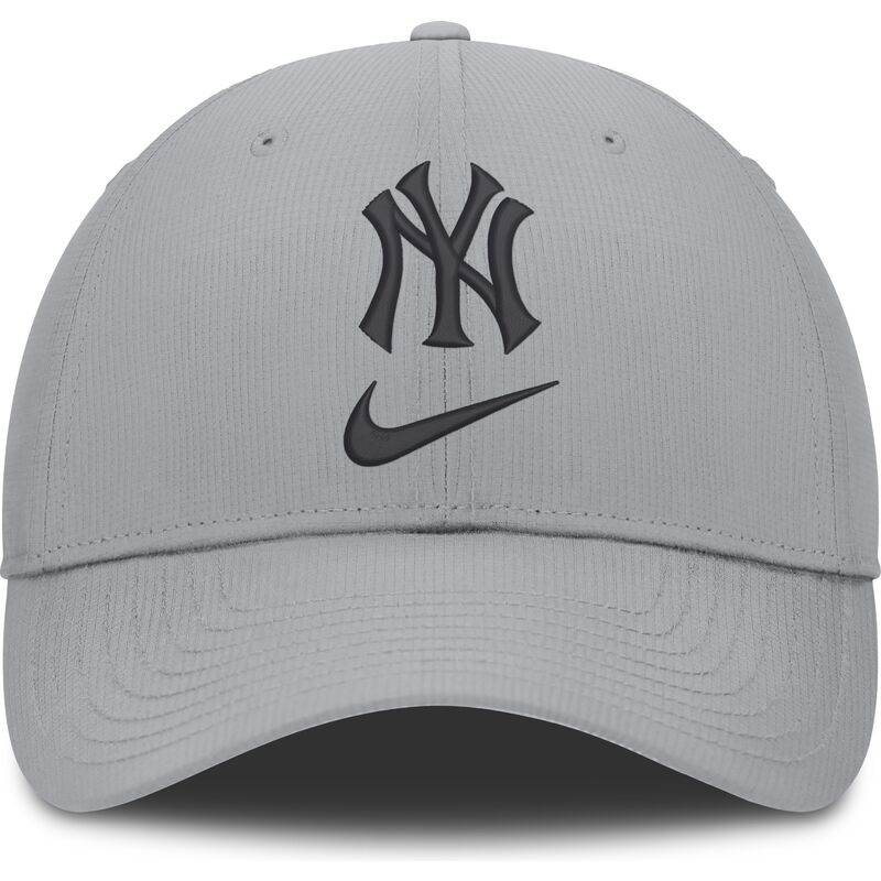 cap-zaoblena-gray-adjustable-strap-primetime-club-structured-uv-poly-ripstop-new-york-yankees-mlb-nike cap-zaoblena-gray-adjustable-strap-primetime-club-structured-uv-poly-ripstop-new-york-yankees-mlb-nike