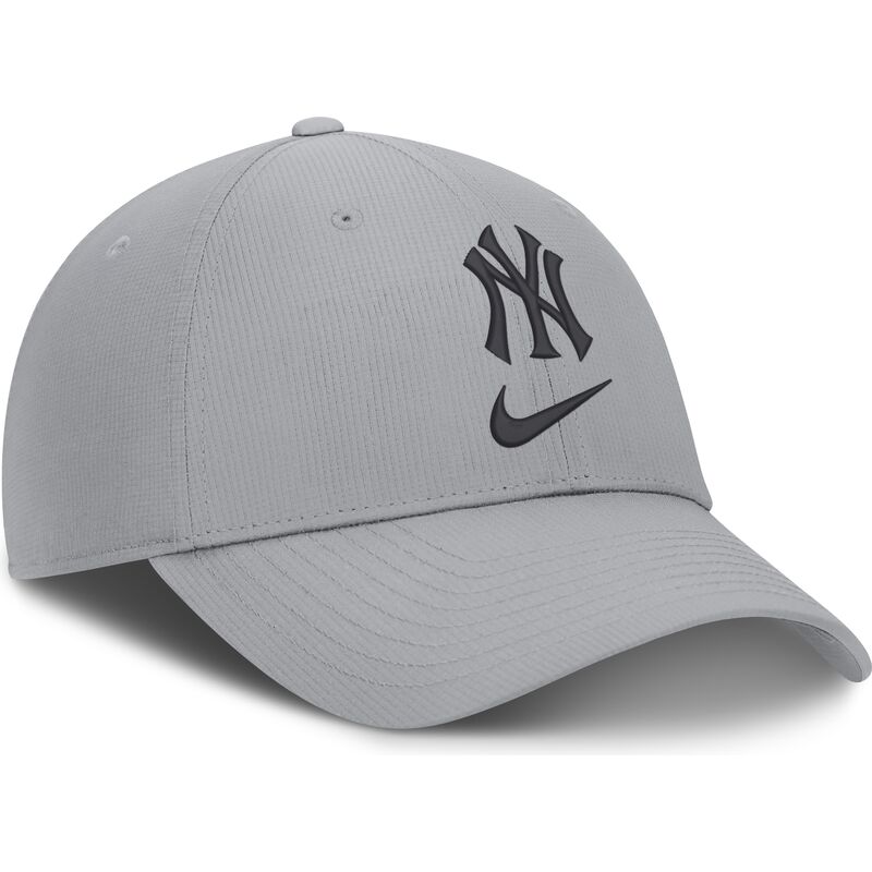 cap-zaoblena-gray-adjustable-strap-primetime-club-structured-uv-poly-ripstop-new-york-yankees-mlb-nike cap-zaoblena-gray-adjustable-strap-primetime-club-structured-uv-poly-ripstop-new-york-yankees-mlb-nike