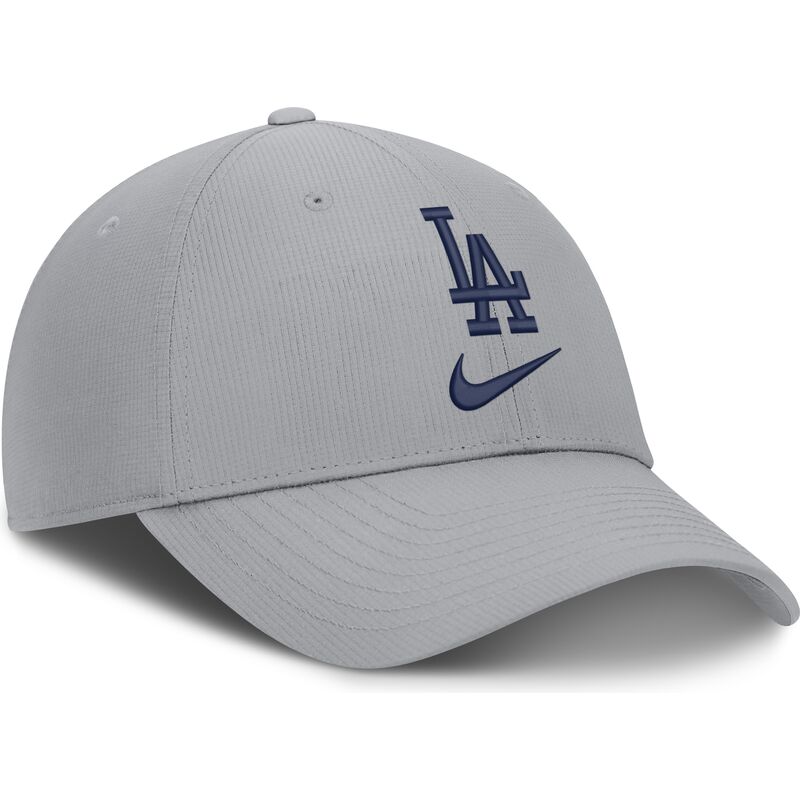 graue-verstellbare-gebogene-kappe-primetime-club-structured-uv-poly-ripstop-der-los-angeles-dodgers-mlb-von-nike