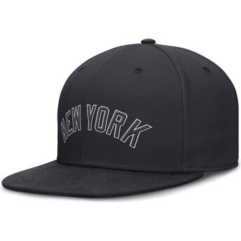 Cap rovná navy blue ajustada Dri-Fit True Structured Round Bill New York Yankees MLB Nike