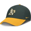 grune-verstellbare-gebogene-kappe-dri-fit-club-structured-der-oakland-athletics-mlb-von-nike