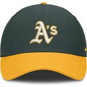 grune-verstellbare-gebogene-kappe-dri-fit-club-structured-der-oakland-athletics-mlb-von-nike