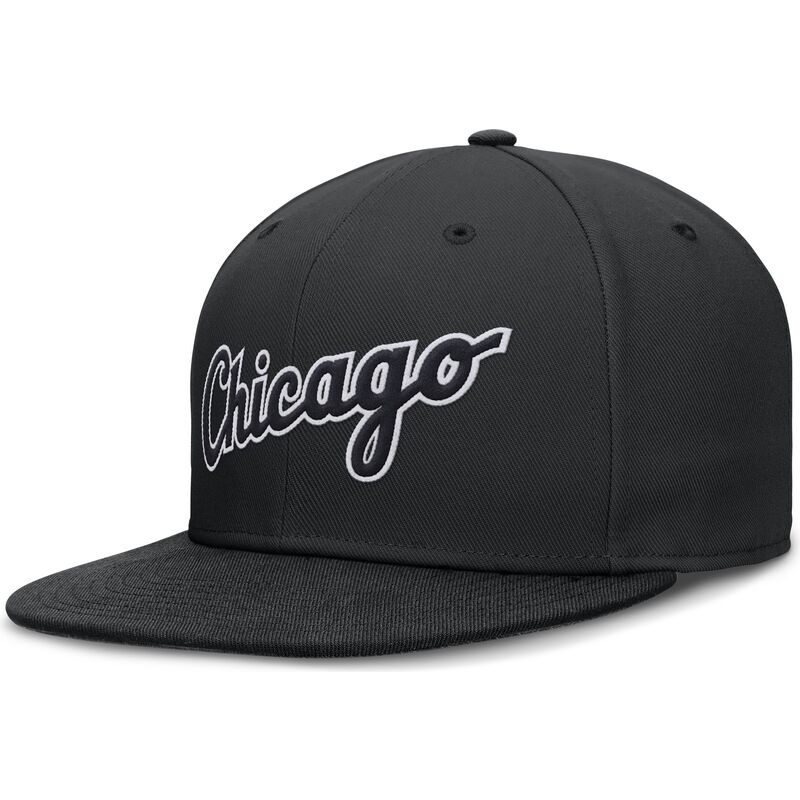 cap-rovna-black-ajustada-dri-fit-true-structured-round-bill-chicago-white-sox-mlb-nike cap-rovna-black-ajustada-dri-fit-true-structured-round-bill-chicago-white-sox-mlb-nike
