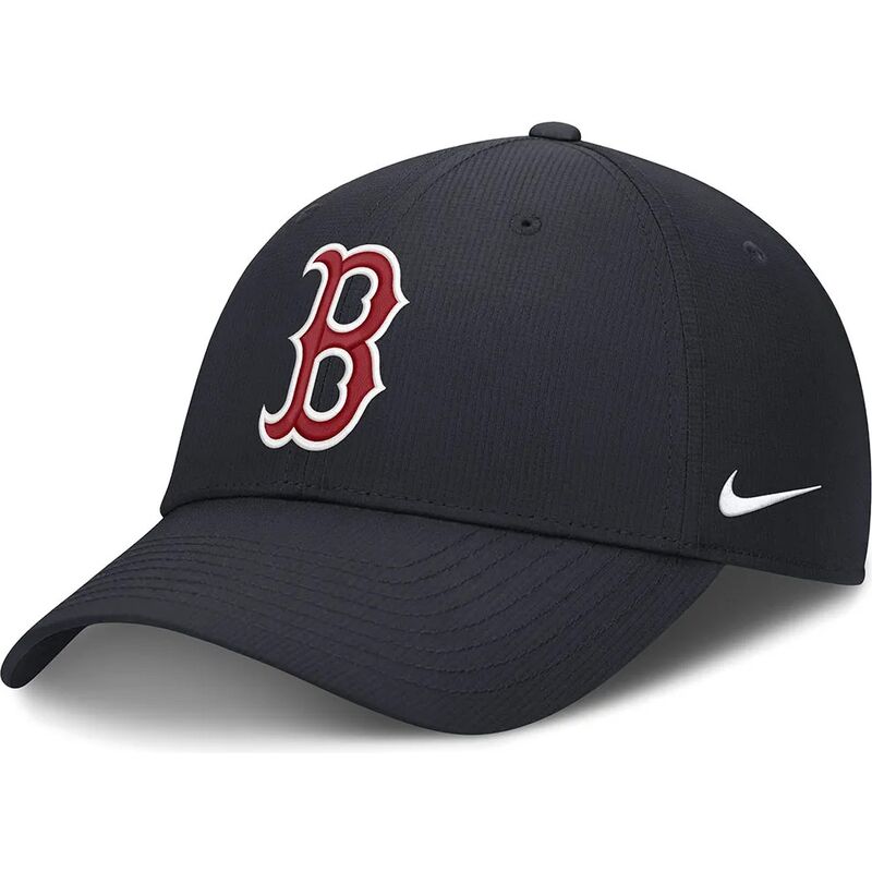 cap-zaoblena-navy-blue-adjustable-strap-club-structured-uv-poly-ripstop-boston-red-sox-mlb-nike