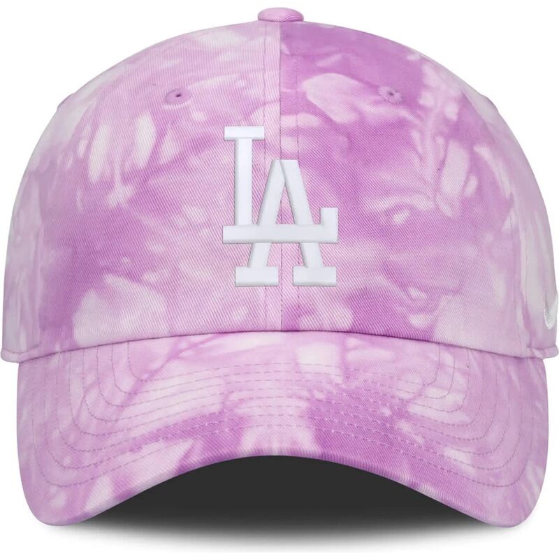 cap-zaoblena-violet-adjustable-strap-mothers-day-club-unstructured-organic-cotton-los-angeles-dodgers-mlb-nike
