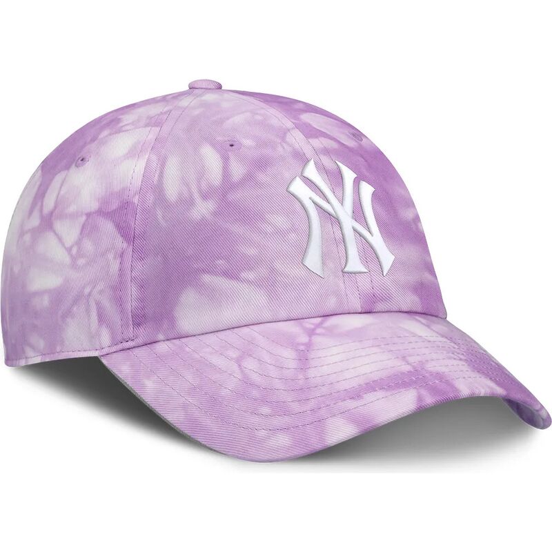 violette-verstellbare-gebogene-kappe-mothers-day-club-unstructured-organic-cotton-der-new-york-yankees-mlb-von-nike