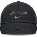 siltovky-zaoblena-cierna-nastavitelny-pasik-mothers-day-club-unstructured-organic-cotton-los-angeles-dodgers-mlb-nike