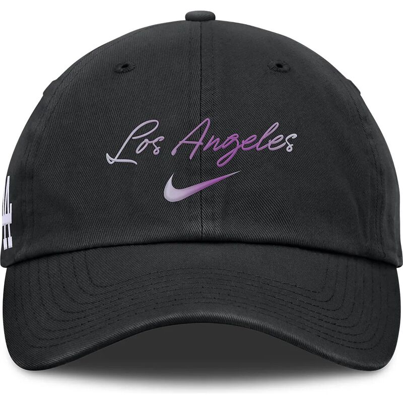 siltovka-zaoblena-cierna-nastavitelny-mothers-day-club-unstructured-organic-cotton-los-angeles-dodgers-mlb-nike