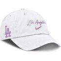 cap-zaoblena-white-adjustable-strap-mothers-day-club-unstructured-organic-cotton-los-angeles-dodgers-mlb-nike