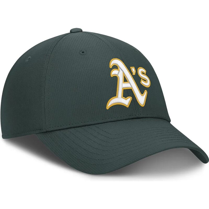 cap-zaoblena-green-adjustable-strap-club-structured-uv-poly-ripstop-oakland-athletics-mlb-nike