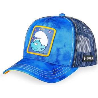 Capslab Dazed SMU CHAM The Smurfs Blue Trucker Hat