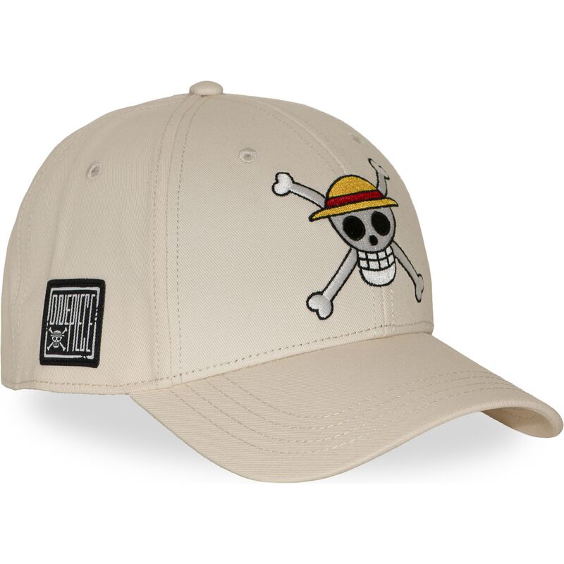 beige-gebogene-snapback-kappe-straw-hat-pirates-op7-skub-one-piece-von-capslab beige-gebogene-snapback-kappe-straw-hat-pirates-op7-skub-one-piece-von-capslab