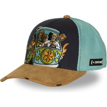 Mehrfarbige Trucker-Kappe The Mystery Machine SD2 MYSTB Scooby-Doo von Capslab