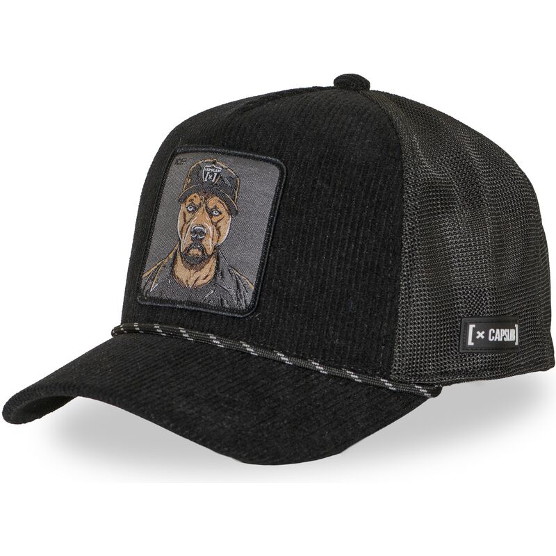 schwarze-trucker-kappe-bad-dog-hip-badb-hip-hop-dogz-von-capslab schwarze-trucker-kappe-bad-dog-hip-badb-hip-hop-dogz-von-capslab