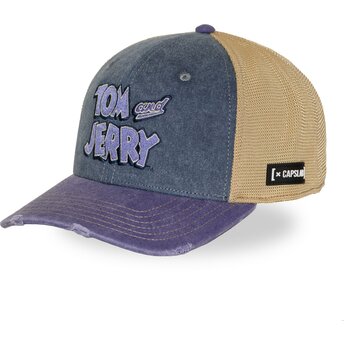 Cap zaoblená multicolor snapback Tom and Jerry Looney Tunes Capslab