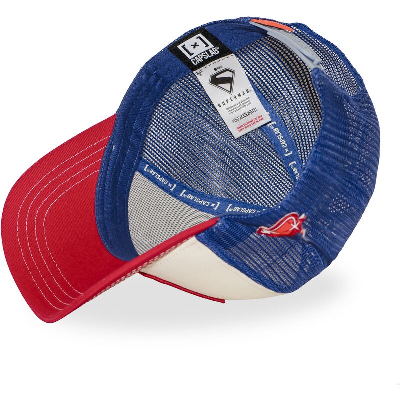 capslab-superman-force-for-good-dc12-abovb-dc-comics-multicolor-trucker-hat capslab-superman-force-for-good-dc12-abovb-dc-comics-multicolor-trucker-hat