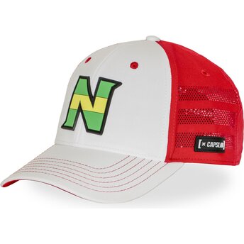 Cap zaoblená multicolor snapback Champions: Oliver and Benji Capslab
