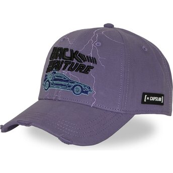 Šiltovka zaoblená fialová snapback CLBTF1 BTFB DMC DeLorean Návrat do budúcnosti Capslab