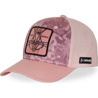 Cap zaoblená pink snapback Bugs Bunny Looney Tunes Capslab