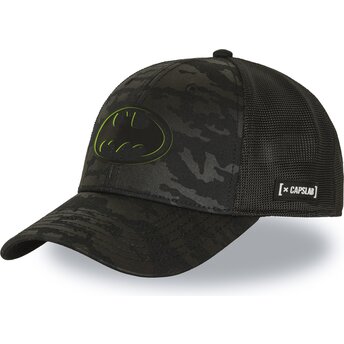 Trucker-Cap schwarzes Camouflage Batman DC11 LOGB DC Comics von Capslab