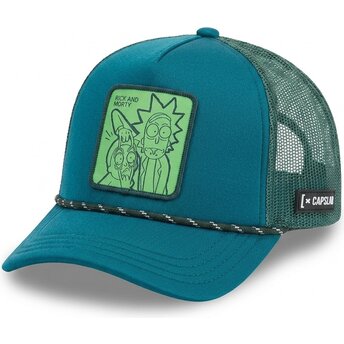 Šiltovky zaoblená zelená snapback REM7 CTFOAMDB Rick a Morty Capslab