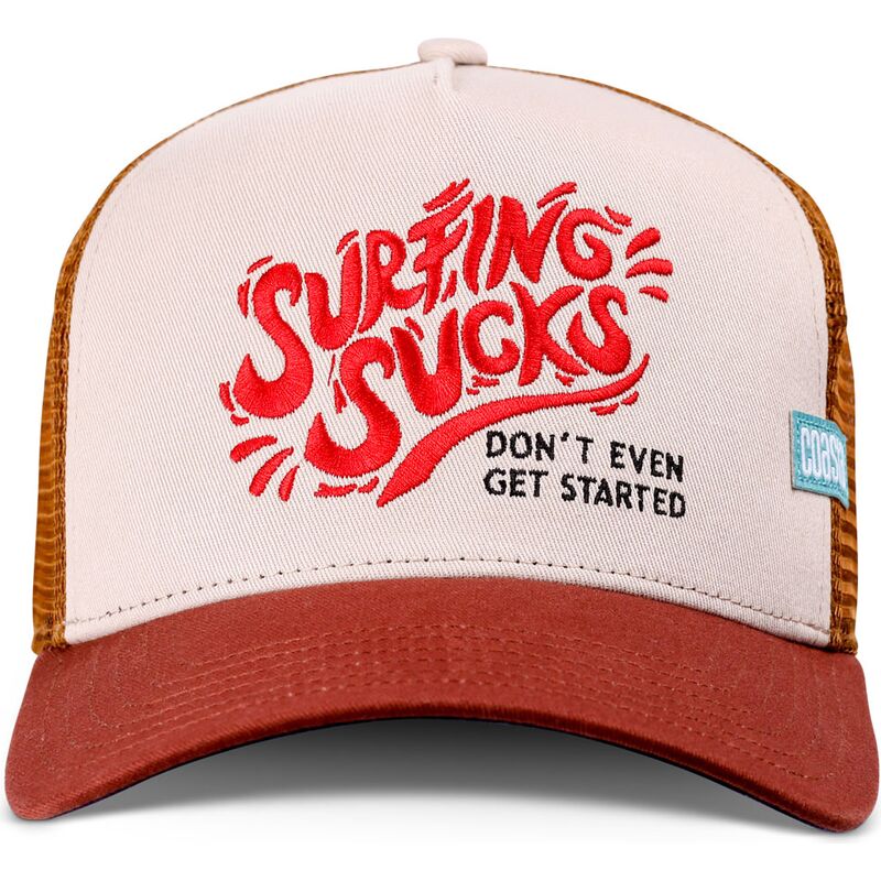 siltovka-zaoblena-hneda-snapback-surfing-sucks-coastal