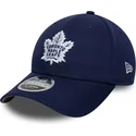 siltovka-zaoblena-tmavomodra-snapback-9forty-m-crown-team-toronto-maple-leafs-nhl-new-era