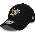 siltovka-zaoblena-cierna-snapback-9forty-m-crown-team-pittsburgh-penguins-nhl-new-era