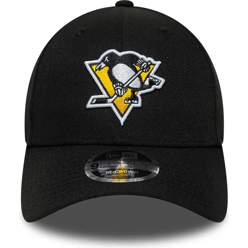 siltovka-zaoblena-cierna-snapback-9forty-m-crown-team-pittsburgh-penguins-nhl-new-era