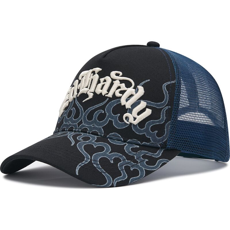 siltovka-zaoblena-cierna-snapback-flaming-ed-hardy